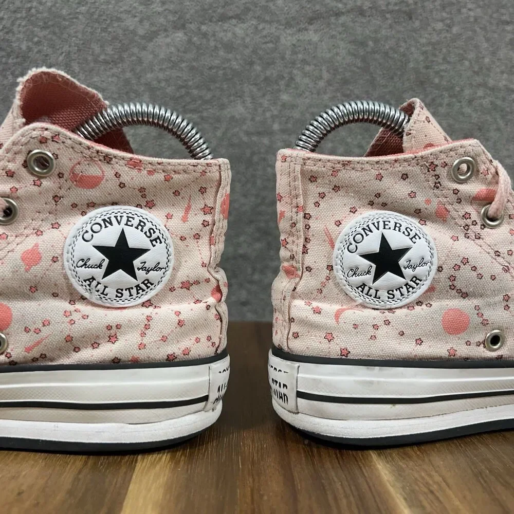 Converse Chuck Taylor All Star 673105C Kids Sz 1 Pink Constellations Shoes Used